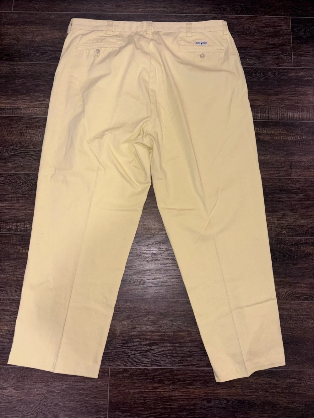 Men's Light Polo Ralph Lauren Yellow Chino Pants